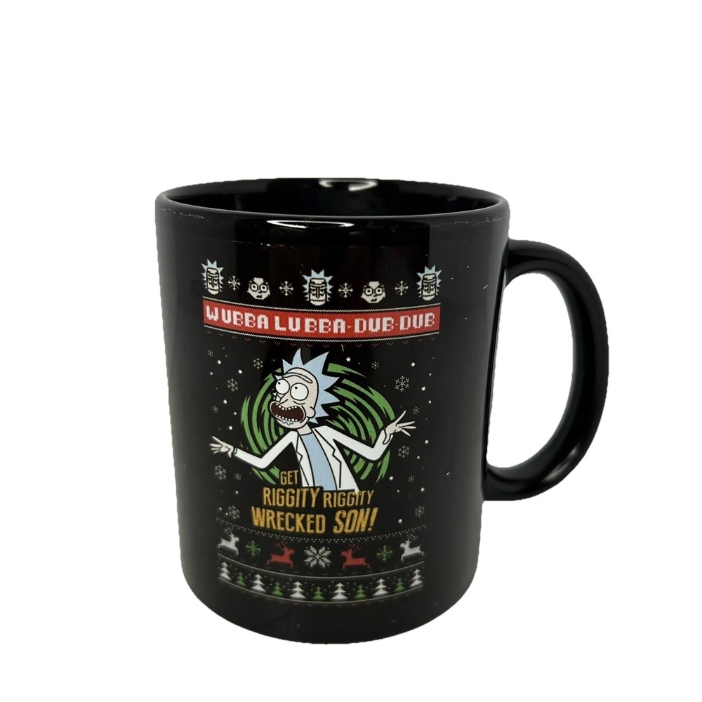Rick and Morty Mug‎ – Wubba Lubba Dub Dub Quote – Ceramic TV Show Cup
